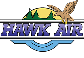 Hawk Air Fly-in Vacations logo.