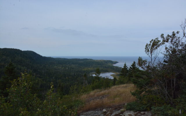 The view from a local hill on Michi Lake.