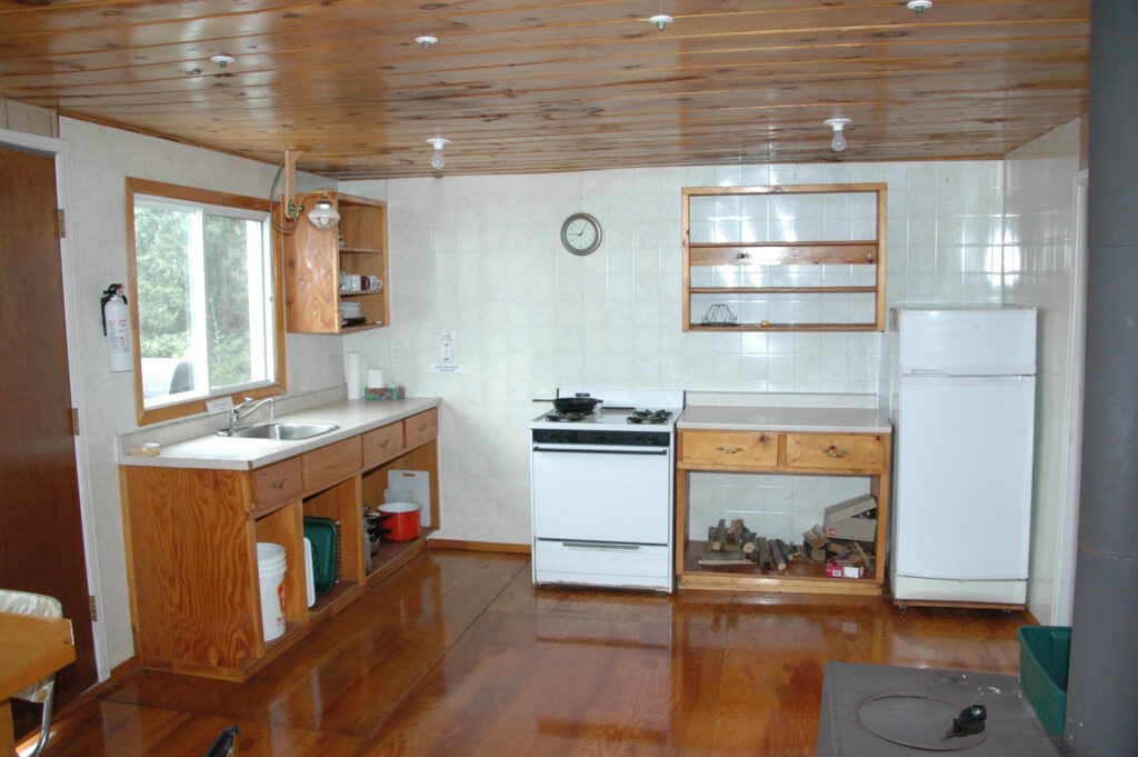 A photo of the kitchen at Dibben Camp