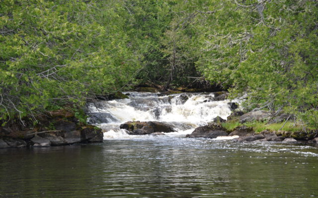 A waterfall at Goat camp.